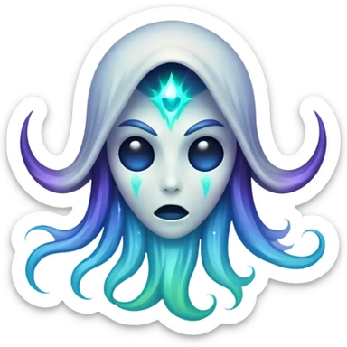 cosmic spectre, menacing, suffocating sticker