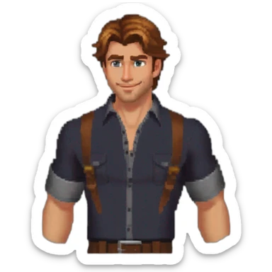 The most beautiful guy sticker