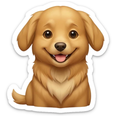 Chien qui rie sticker