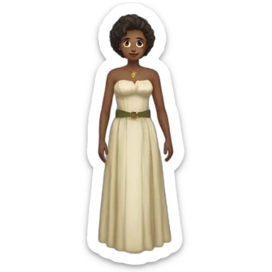 Res ranger in a gown sticker