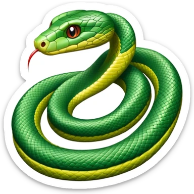 a snake emoji sticker