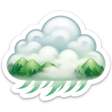 Mist cloud(wind/breath)🌱(nature/greeny sticker
