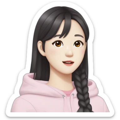 Blackpink Jisoo in snowdrop kdrama  sticker