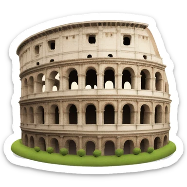 colosseum of rome sticker