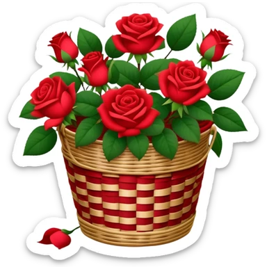 Bucket of Roses sticker