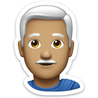 Blue right wing sticker