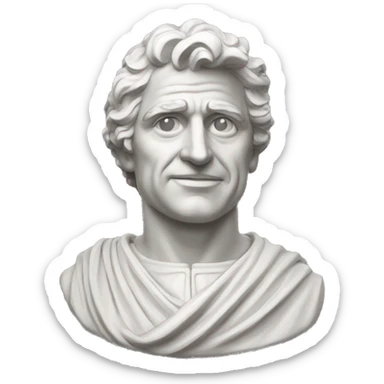 giulio cesar statue sticker