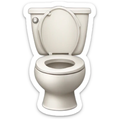 king sitting toilet sticker