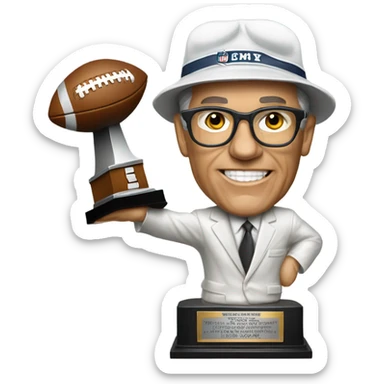 vince lombardi superbowl trophy emoji sticker