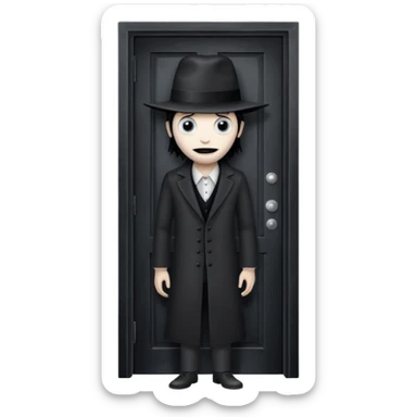Babadook standing in the door sticker