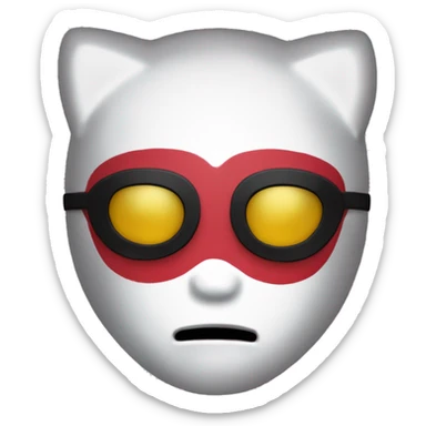 Hello Kitty as Dead Pool sticker