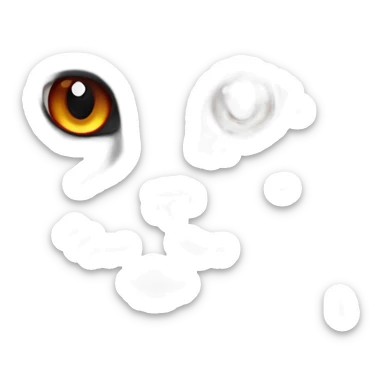 gray black and red Maine Coon cat sticker