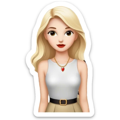 Rich girl life. Cars, travel, fashion, accessories, love and other sticker