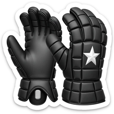 gloves para ice hockey sticker