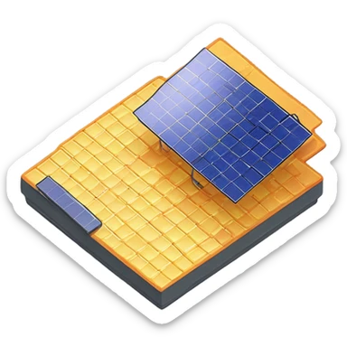 a solar panel sticker