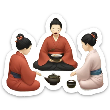 Tea ceremony sticker