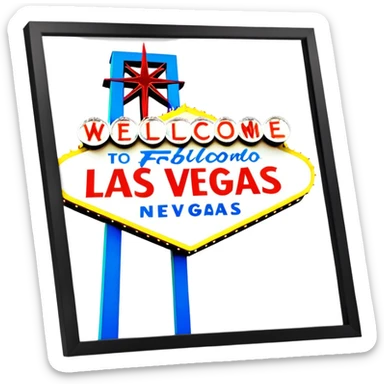 Welcome to Fabulous Las Vegas sticker