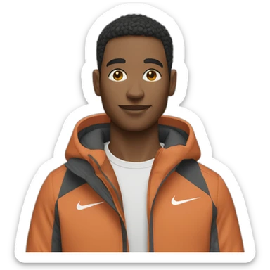 Ensemble nike tech sur une personne sticker