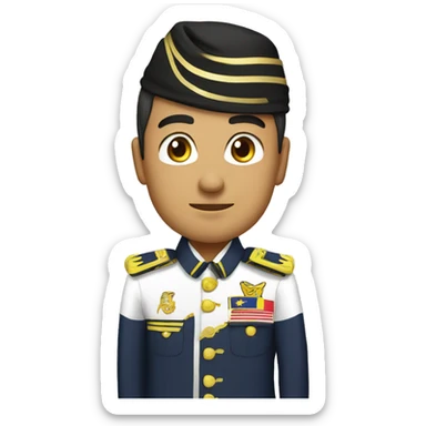 Malaysia Dato with Dato uniform sticker