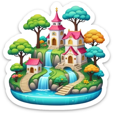 aesthetic-scenery-Decorations sticker