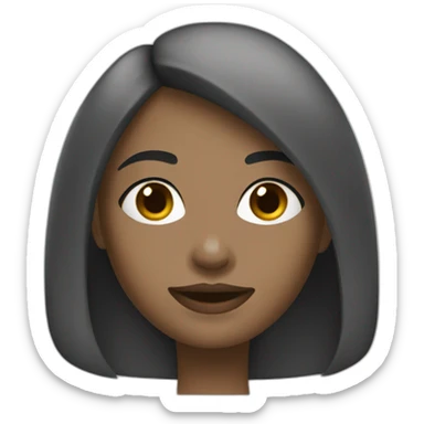 Ado fille métisse sticker