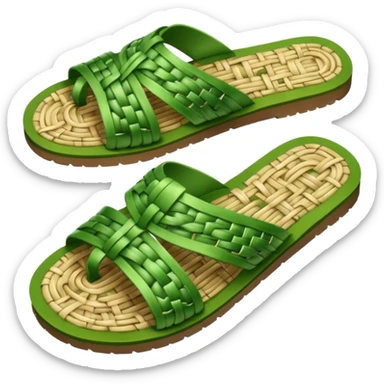 grass sandals sticker