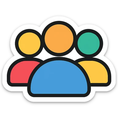 group of people sticker