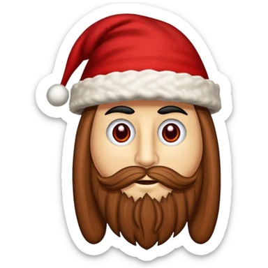 Crea un emoji de un tió de Nadal sticker