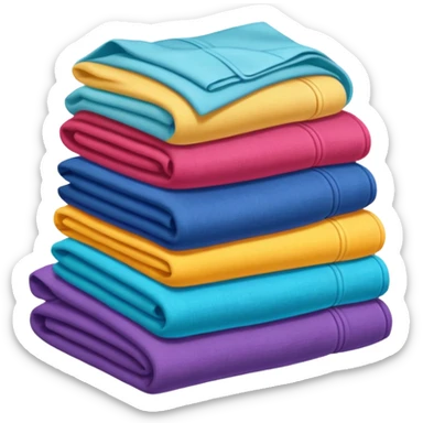 common textile clothing sticker