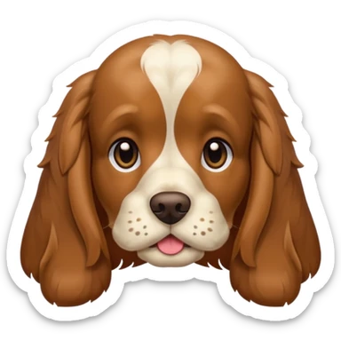 A cocker spaniel  sticker