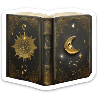 book of magic sticker