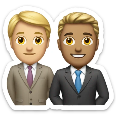 Two finance advisor sticker