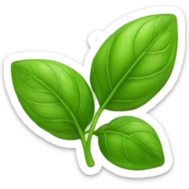 basil leaves sticker