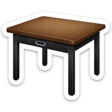 TABLE black sticker