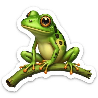 Puerto Rico frog  sticker
