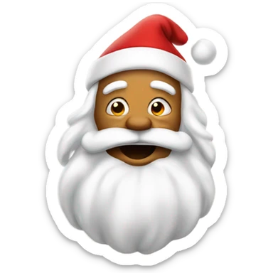 Santa farting sticker