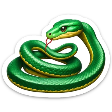 I need a slytherin inspired emoji (like emerald green and snakes) and something with a horse sticker