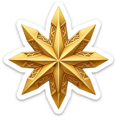 freemason six pointed star sticker