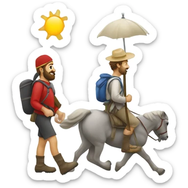 Camino de santiago sticker