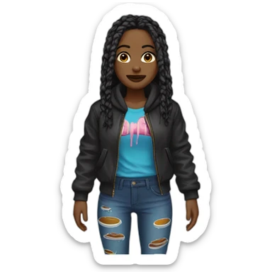 american drip outfit sticker