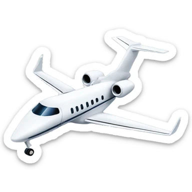 private jet sticker