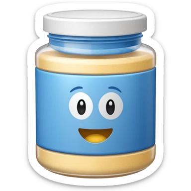 bote de colágeno en polvo sticker