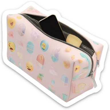 aesthetic cosmetic bag sticker