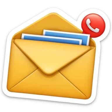 mail inbox sticker