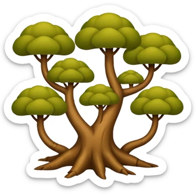 Folhas de árvore soltas caindo/voando (sem a árvore) sticker