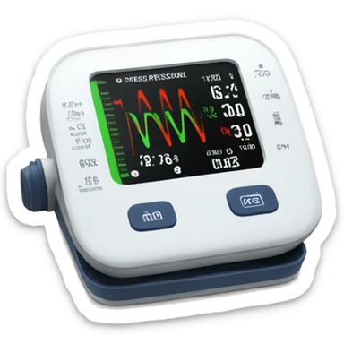 graphic blood pressure monitor sticker