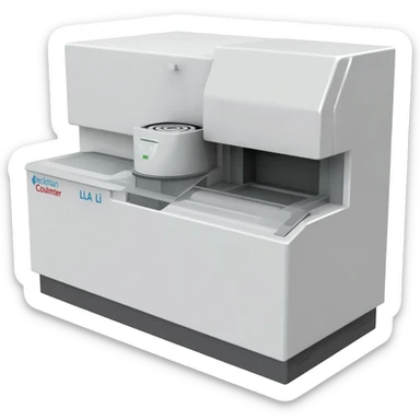 Beckman Coulter optima xla/xli auc the size of a washing machine sticker