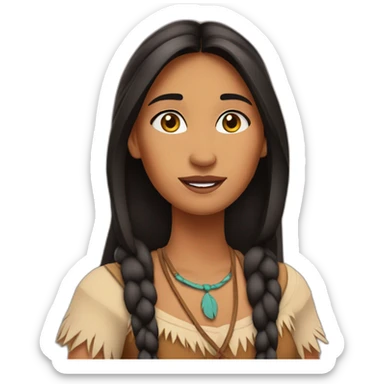 pocahontas sticker