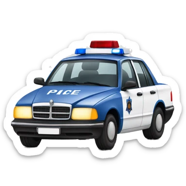 German Police Car chae sticker