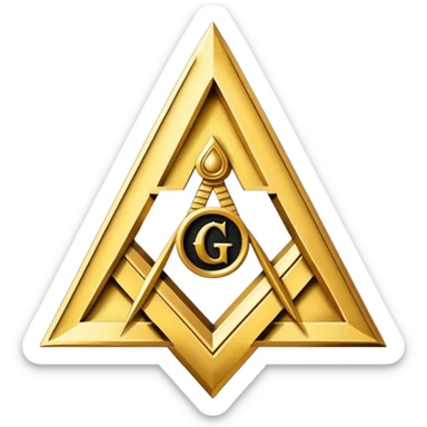 freemason symbol sticker